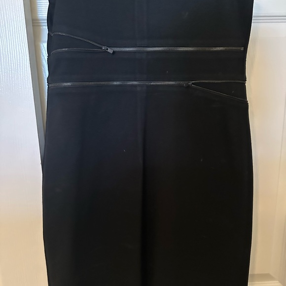 Black Theory tank dress with zipper detailing - Picture 4 of 4